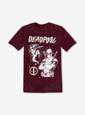 Marvel Deadpool Foil Mineral Wash Boyfriend Fit Girls T-Shirt | Premium Unisex T-Shirt, Trending Graphic Tee