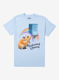 Hamster Hydrated Queen T-Shirt By Goodie Two Sleeves