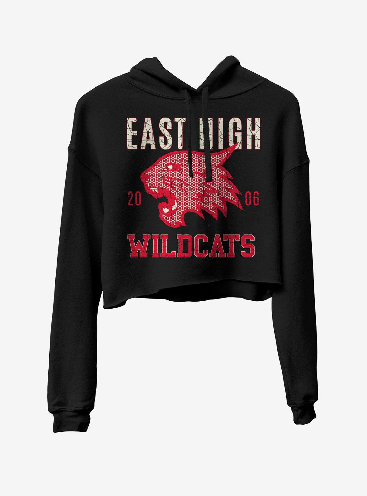High School Musical Wildcats Girls Crop Hoodie