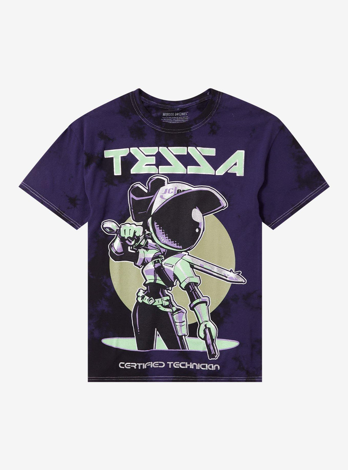 Murder Drones Tessa Tie-Dye T-Shirt 3
