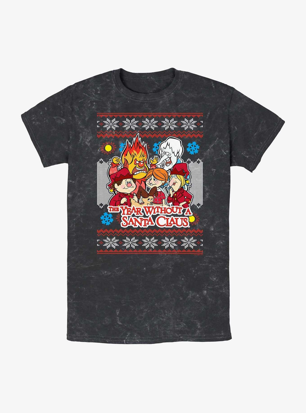 A Year Without A Santa Christmas Gang Mineral Wash T-Shirt