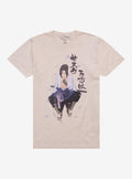 anime ninja Shippuden Sasuke Purple Leaves T-Shirt