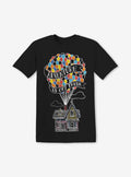 Up House Balloons Boyfriend Fit Girls T-Shirt