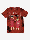 Haikyu Duo Tie-Dye Boyfriend Fit Girls T-Shirt