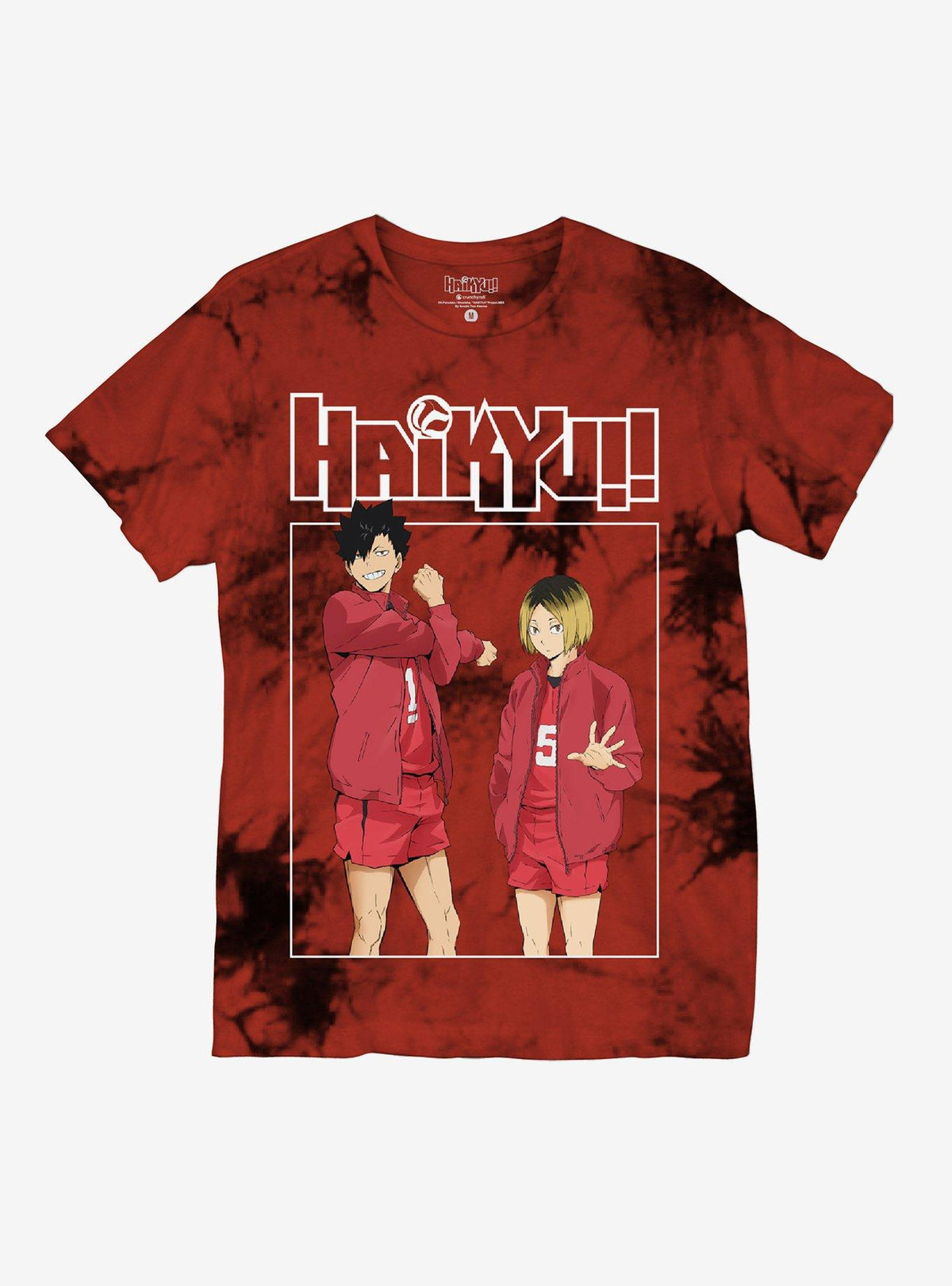 Haikyu Duo Tie-Dye Boyfriend Fit Girls T-Shirt