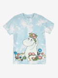Moomin Sitting Tie-Dye Boyfriend Fit Girls T-Shirt