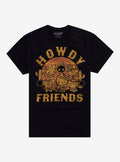 cute kitty And Friends Western Howdy Friends T-Shirt