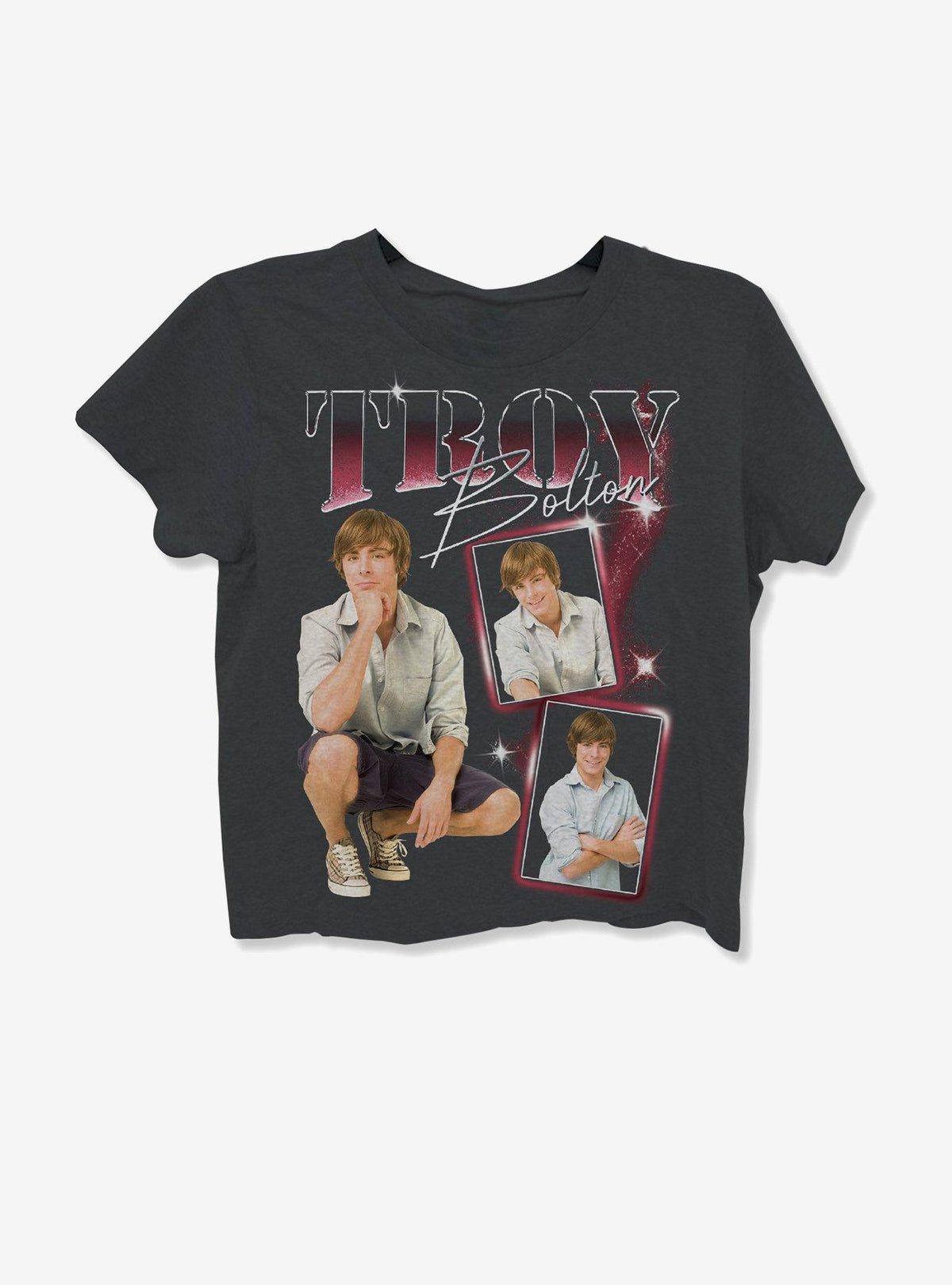 High School Musical Troy Bolton Photos Girls Skimmer T-Shirt