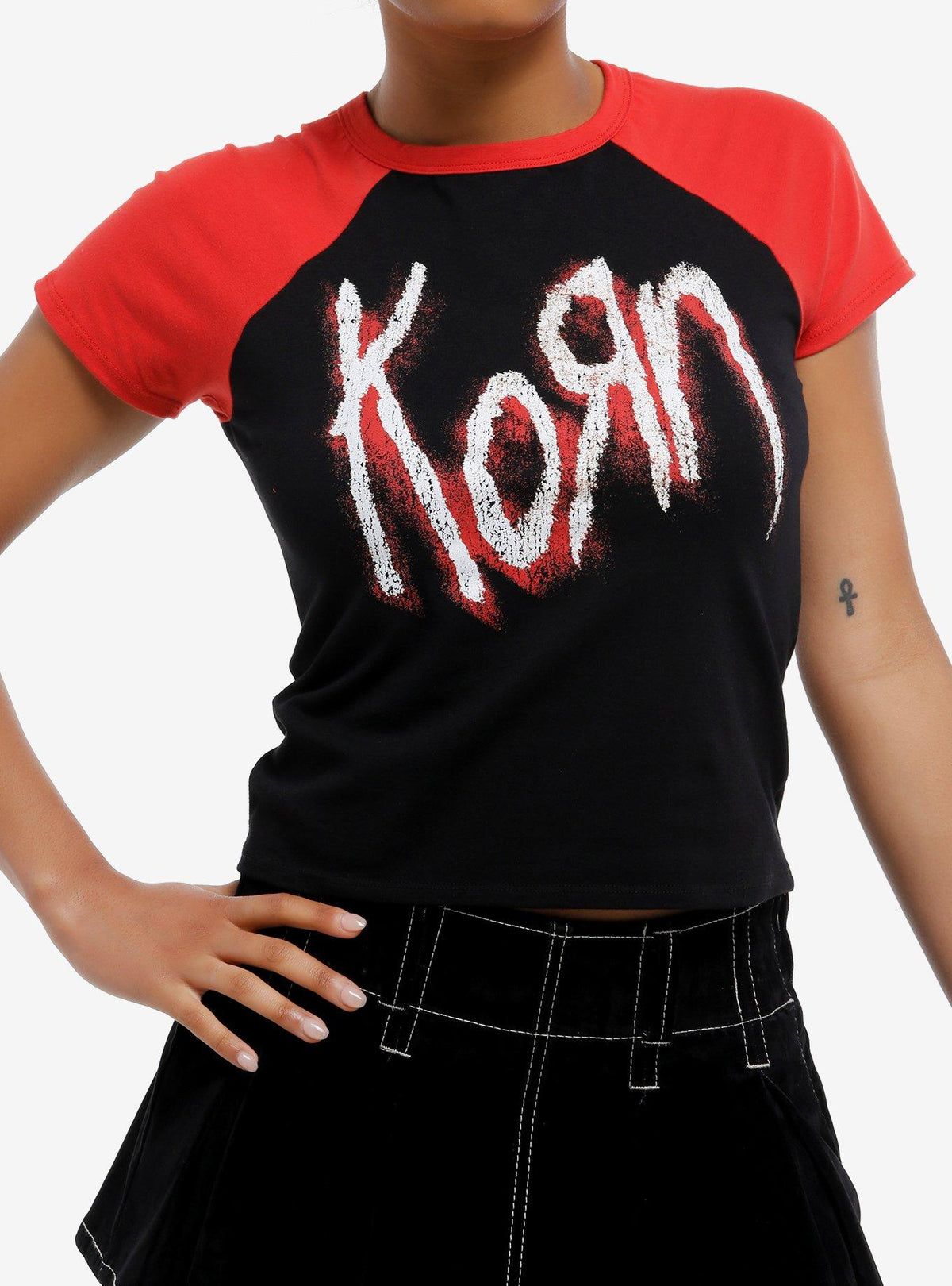 Korn Logo Girls Raglan Baby T-Shirt