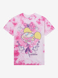 Dexter's Laboratory Dee Pink Tie-Dye Girls T-Shirt