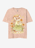 Tiger Flower Girl Tie-Dye Relaxed Fit Girls T-Shirt By Little Celesse