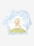Bunny Cloud Tie-Dye Girls Skimmer T-Shirt By Little Celesse