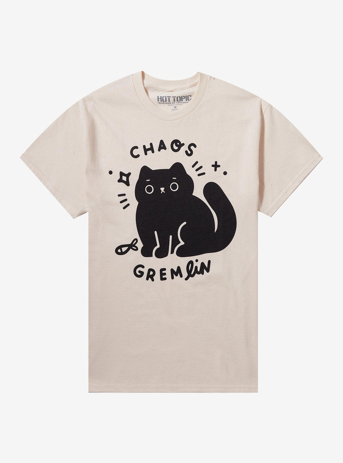 Chaos Gremlin Cat T-Shirt By Yayitsvica 2
