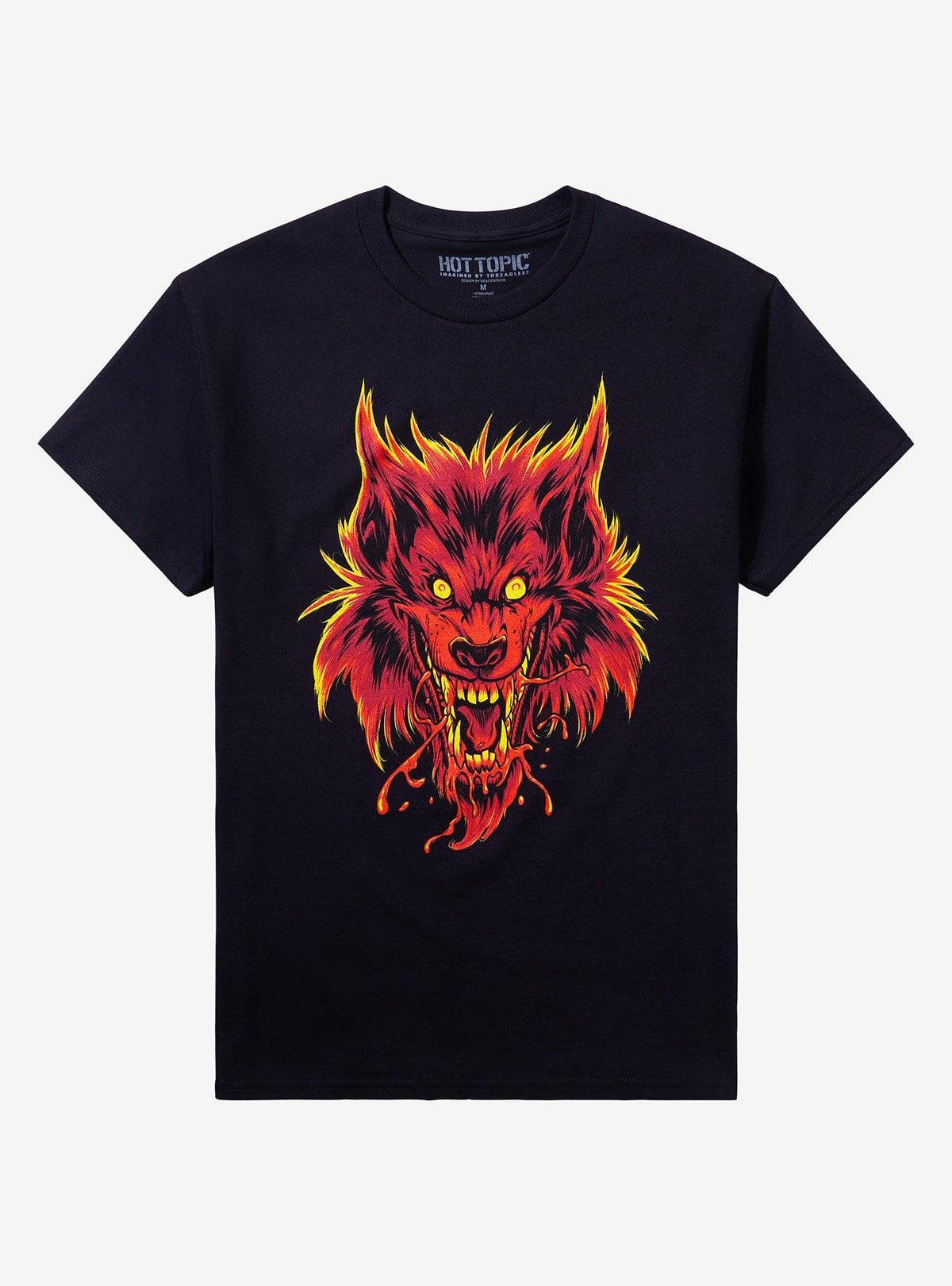 Snarling Werewolf T-Shirt By Beastwreck
