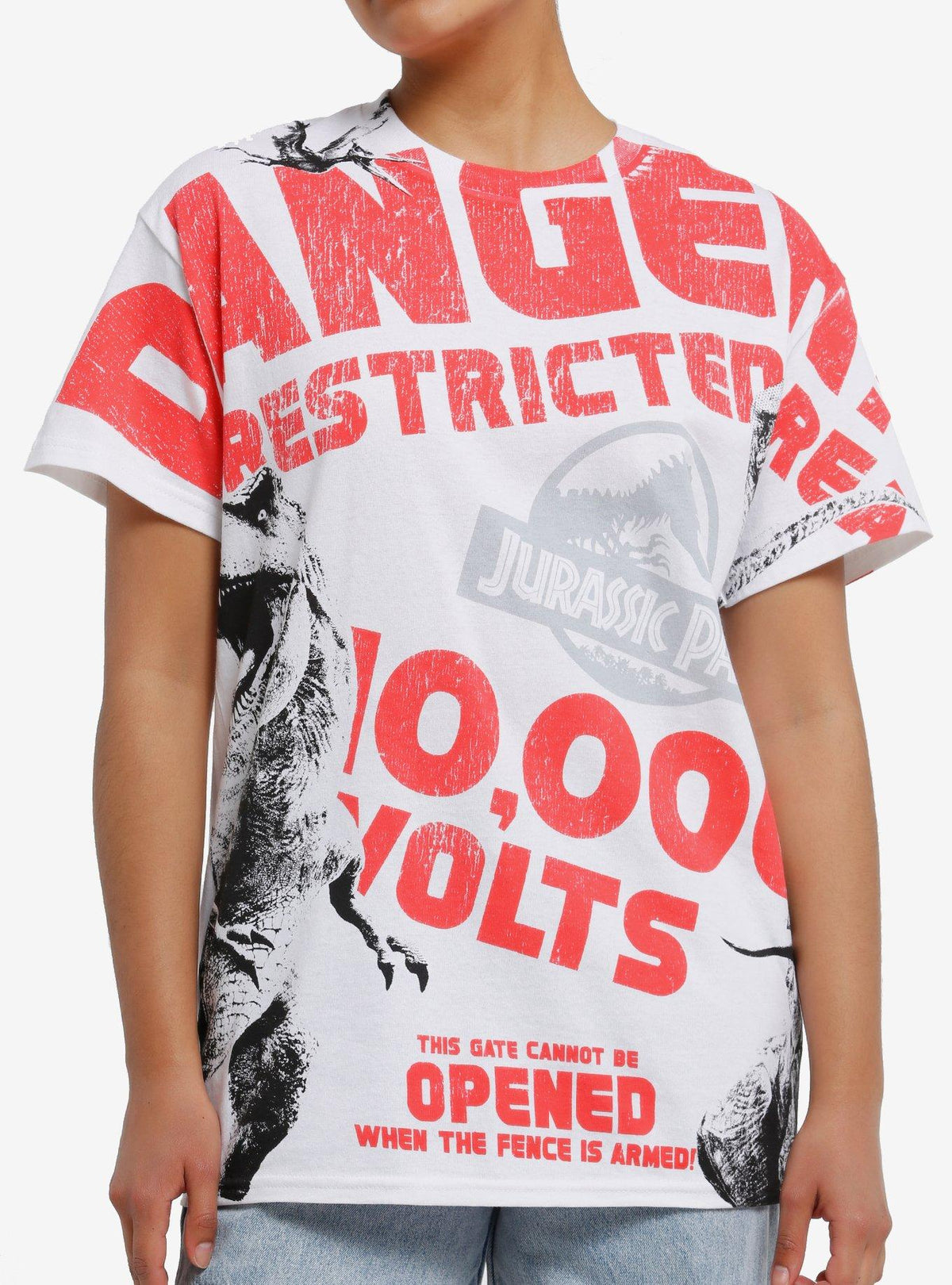 Jurassic Park Danger Dinosaurs Girls T-Shirt