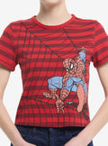 web hero Stripe Girls Ringer Baby T-Shirt