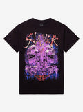 Slayer Screaming Skeletons Boyfriend Fit Girls T-Shirt