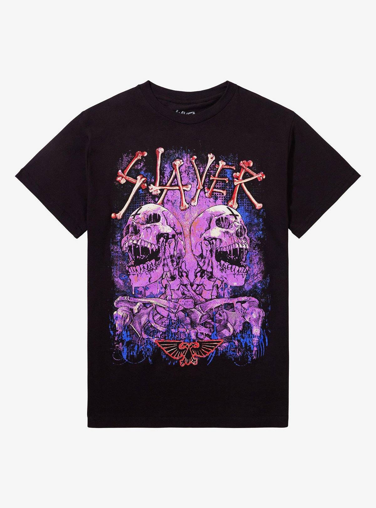 Slayer Screaming Skeletons Boyfriend Fit Girls T-Shirt