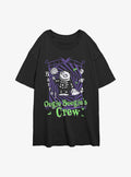 spooky holiday Boogie's Crew Barrel Girls Oversized T-Shirt