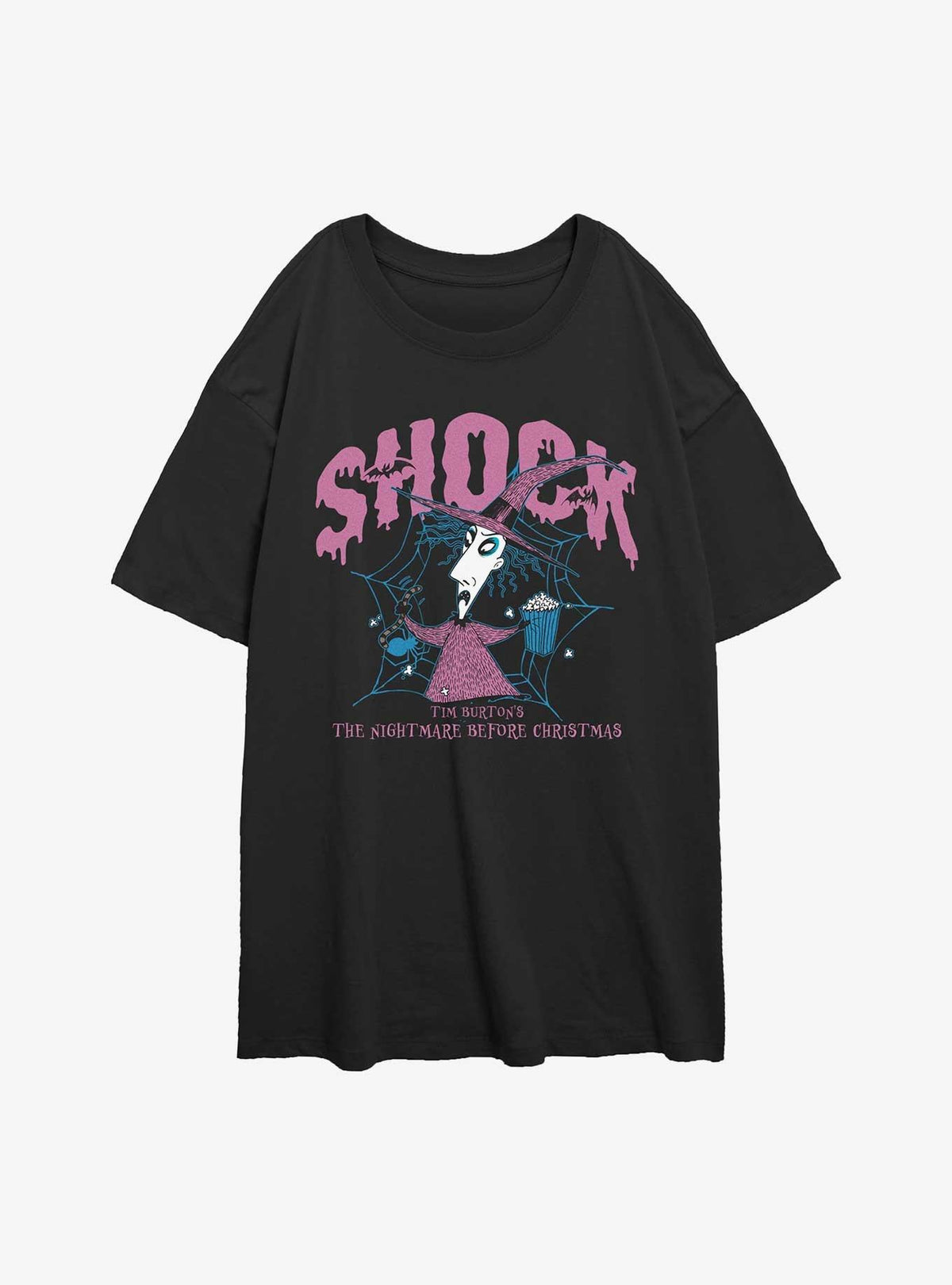 spooky holiday Collegiate Shock Girls Oversized T-Shirt