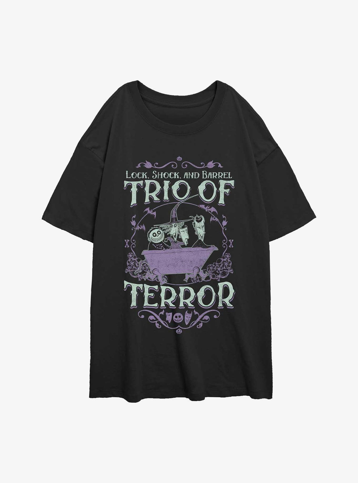 spooky holiday Kidnapping Services Girls Oversized T-Shirt
