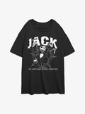 spooky holiday Collegiate Jack Girls Oversized T-Shirt