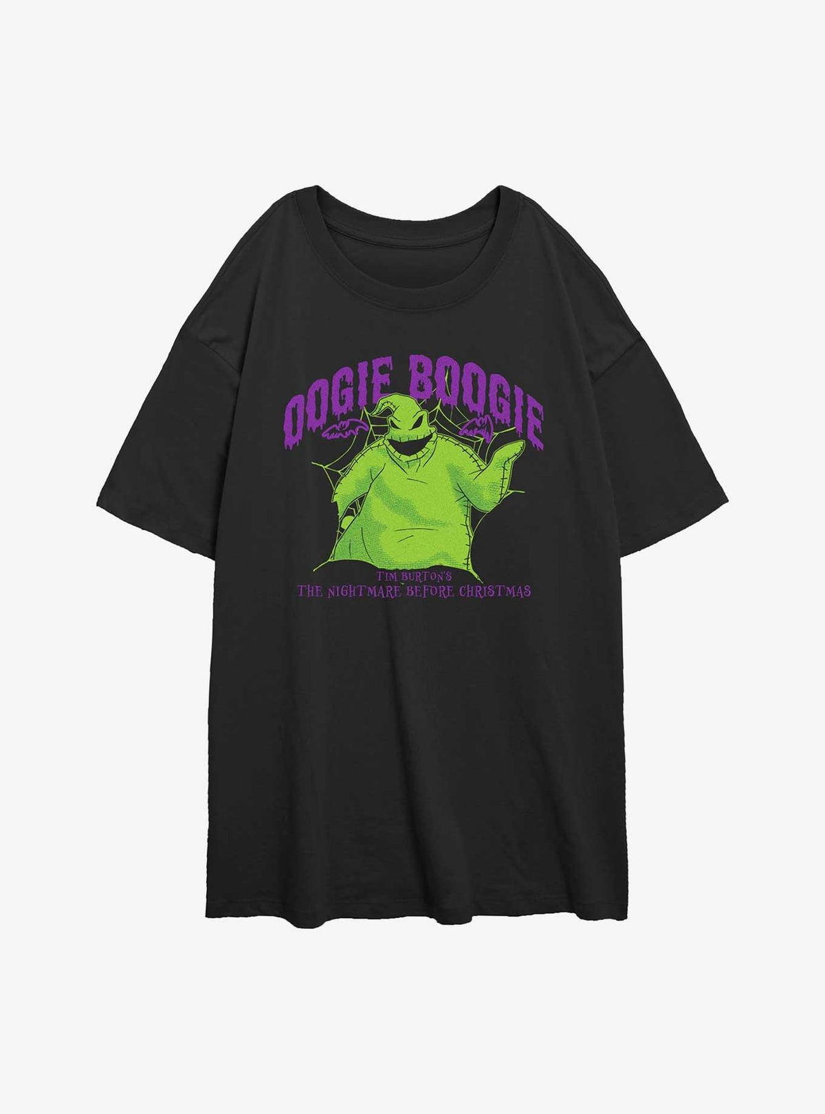 spooky holiday Collegiate Oogie Girls Oversized T-Shirt