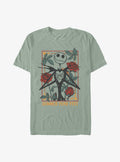 spooky holiday Jack Tarot Garment Dye T-Shirt 2