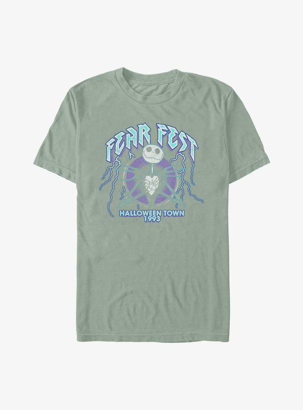 spooky holiday Jack Fear Fest 1993 Garment Dye T-Shirt