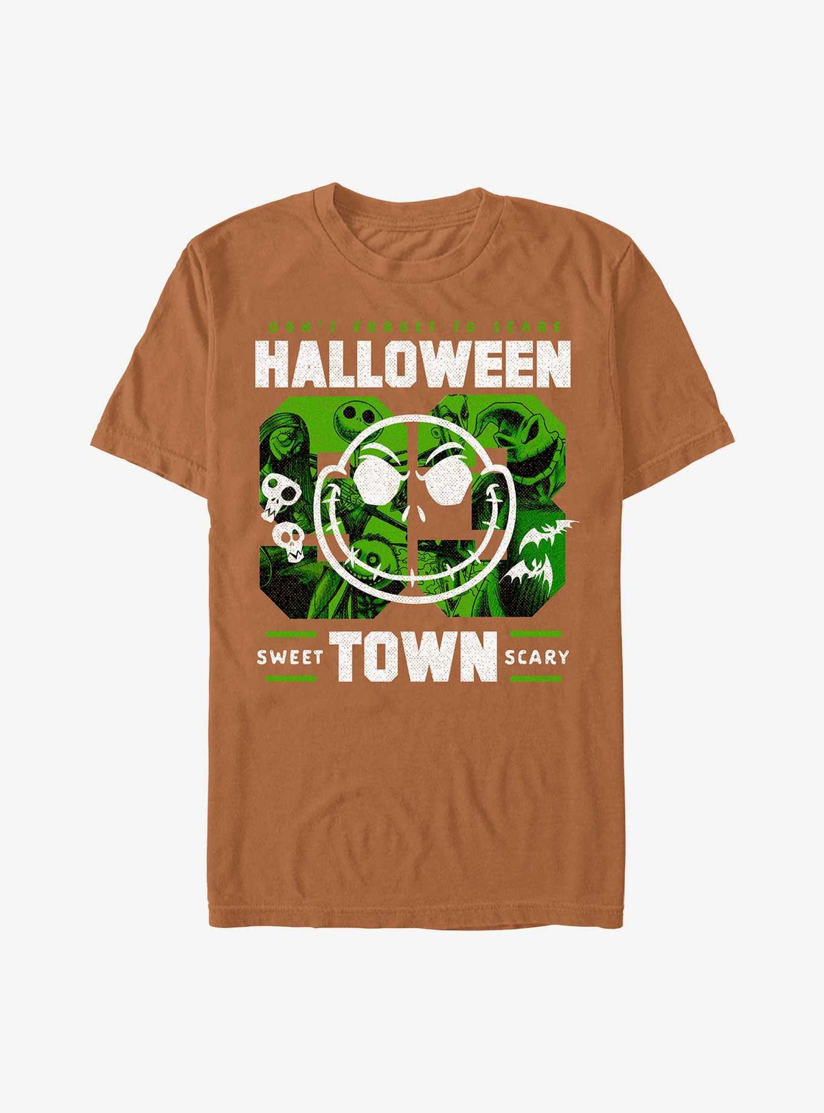 spooky holiday Halloweentown Collage Garment Dye T-Shirt