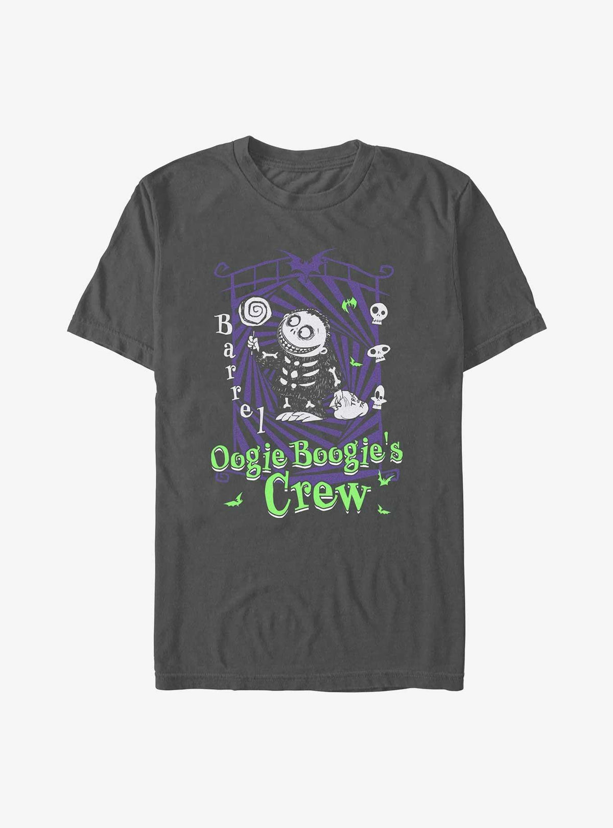spooky holiday Boogie's Crew Barrel Garment Dye T-Shirt