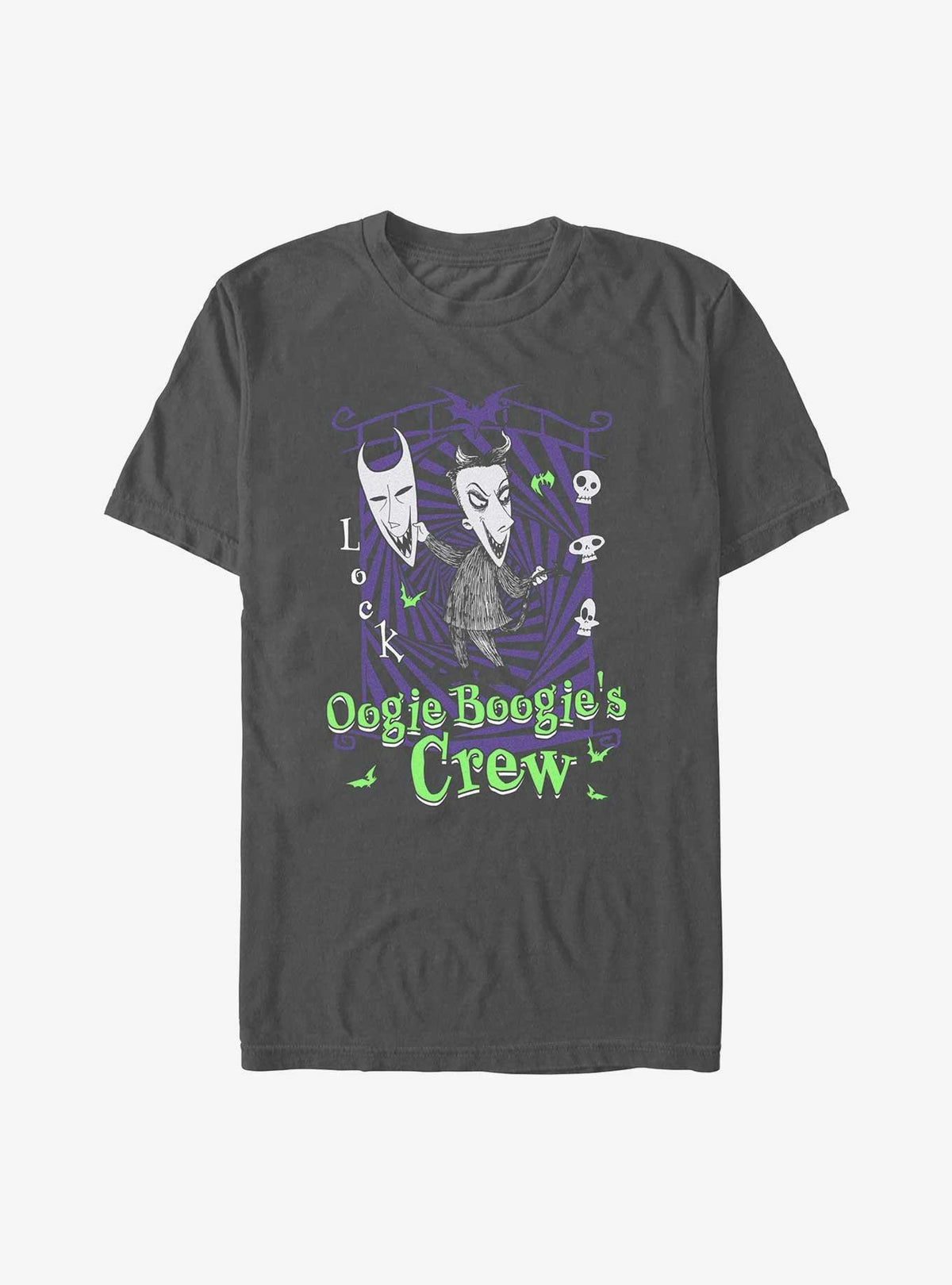 spooky holiday Boogie's Crew Lock Garment Dye T-Shirt