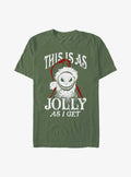 spooky holiday Jolly Santa Jack Garment Dye T-Shirt