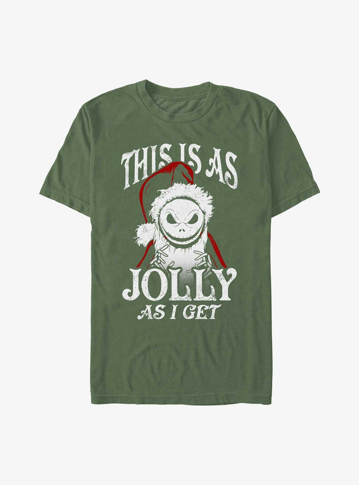 spooky holiday Jolly Santa Jack Garment Dye T-Shirt