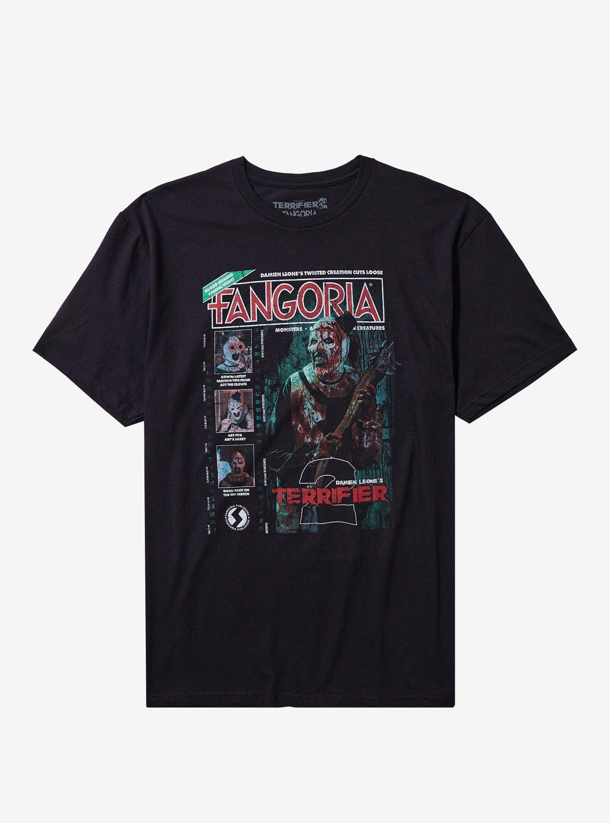 Terrifier 2 X Fangoria Magazine Cover T-Shirt