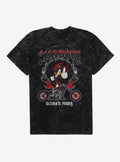 speedy hedgehog Shadow Ultimate Power Biker T-Shirt