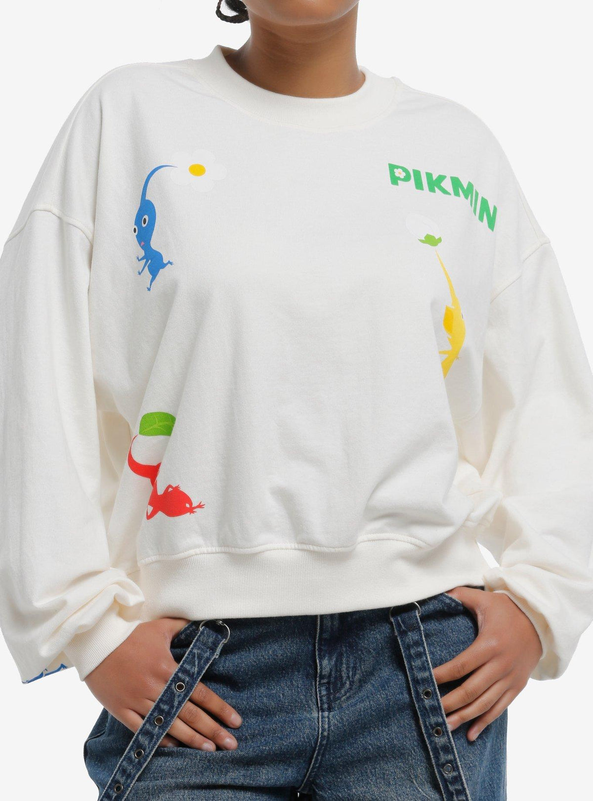 Pikmin Characters Girls Sweatshirt