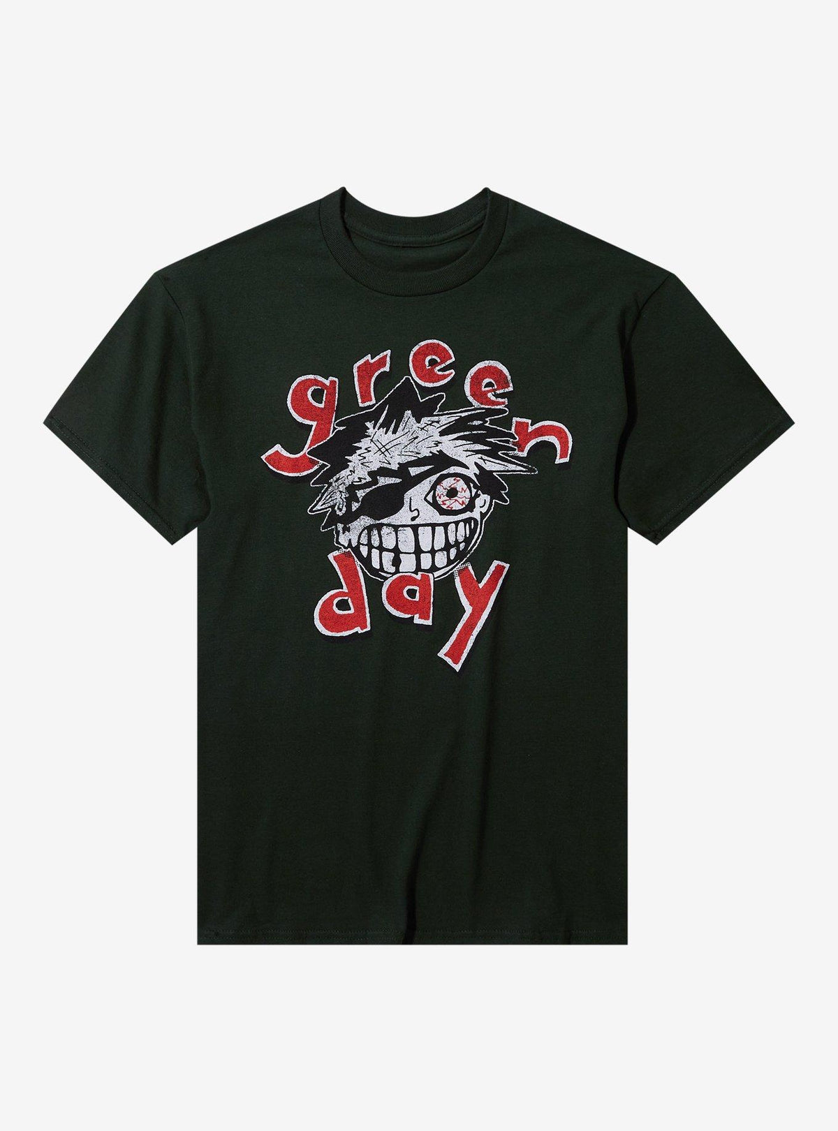 Green Day Eye Patch Grin T-Shirt