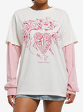 Melanie Martinez Fairy Rib Cage Long-Sleeve Twofer