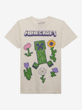 Minecraft Creeper Flower Girls T-Shirt | Premium Unisex T-Shirt, Trending Graphic Tee