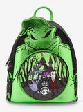 spooky holiday Oogie Boogie Metallic Mini Backpack 6