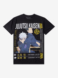 supernatural anime Gojo Geto Students Glitter T-Shirt