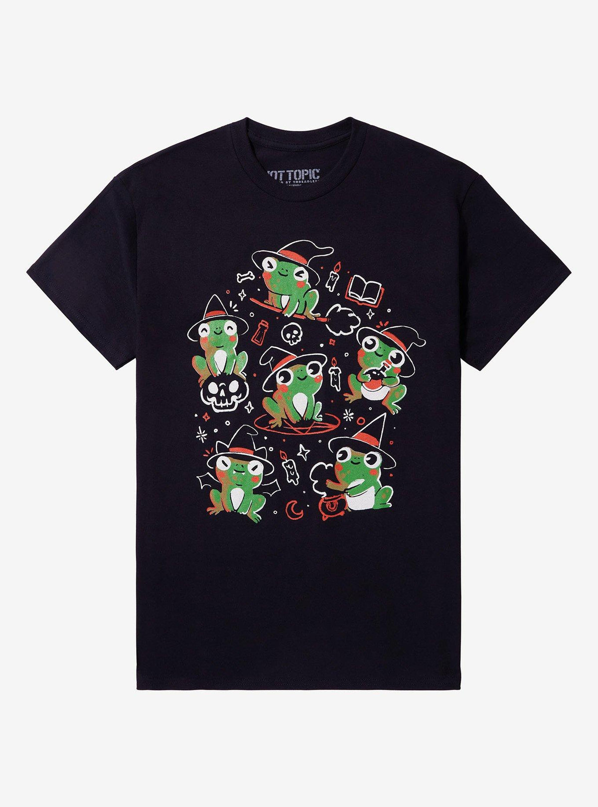 Spooky Frog T-Shirt By EduEly