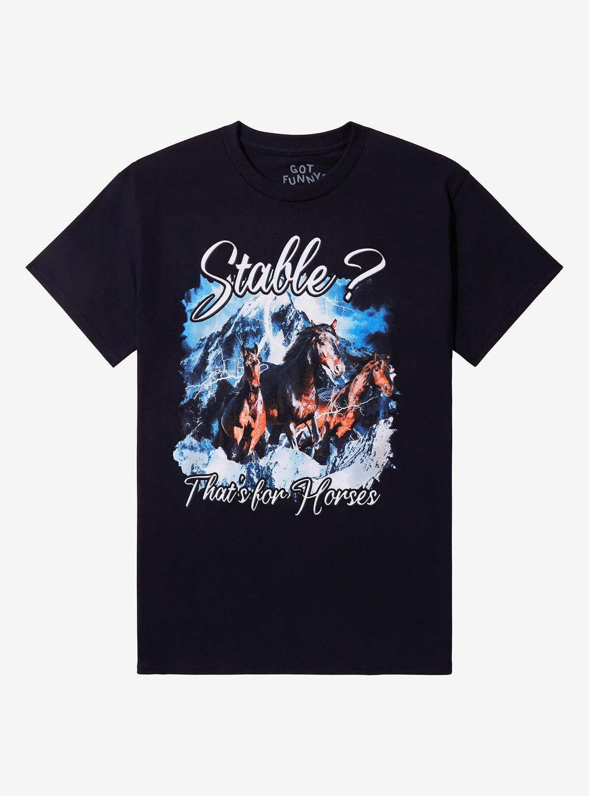 Stable Horses T-Shirt By Got Funny