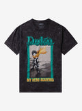 hero anime Deku Frame Dark Wash T-Shirt