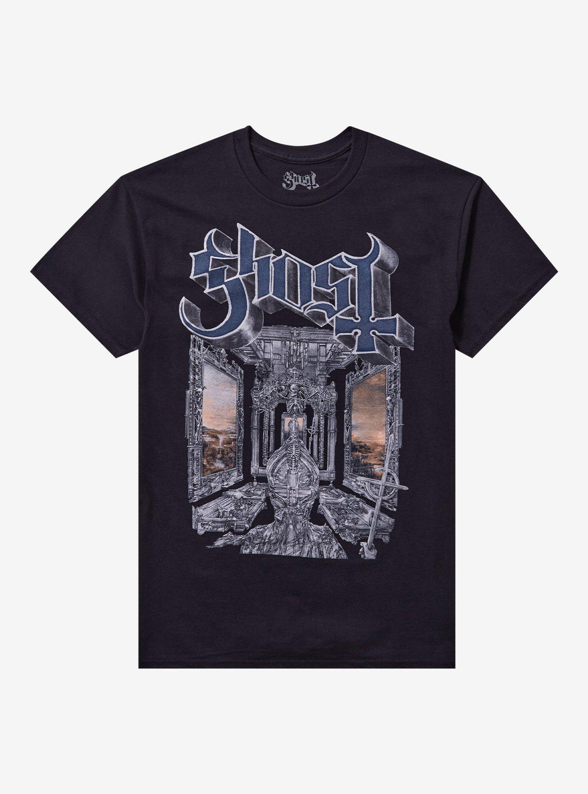 Ghost Skeleta Glitter T-Shirt