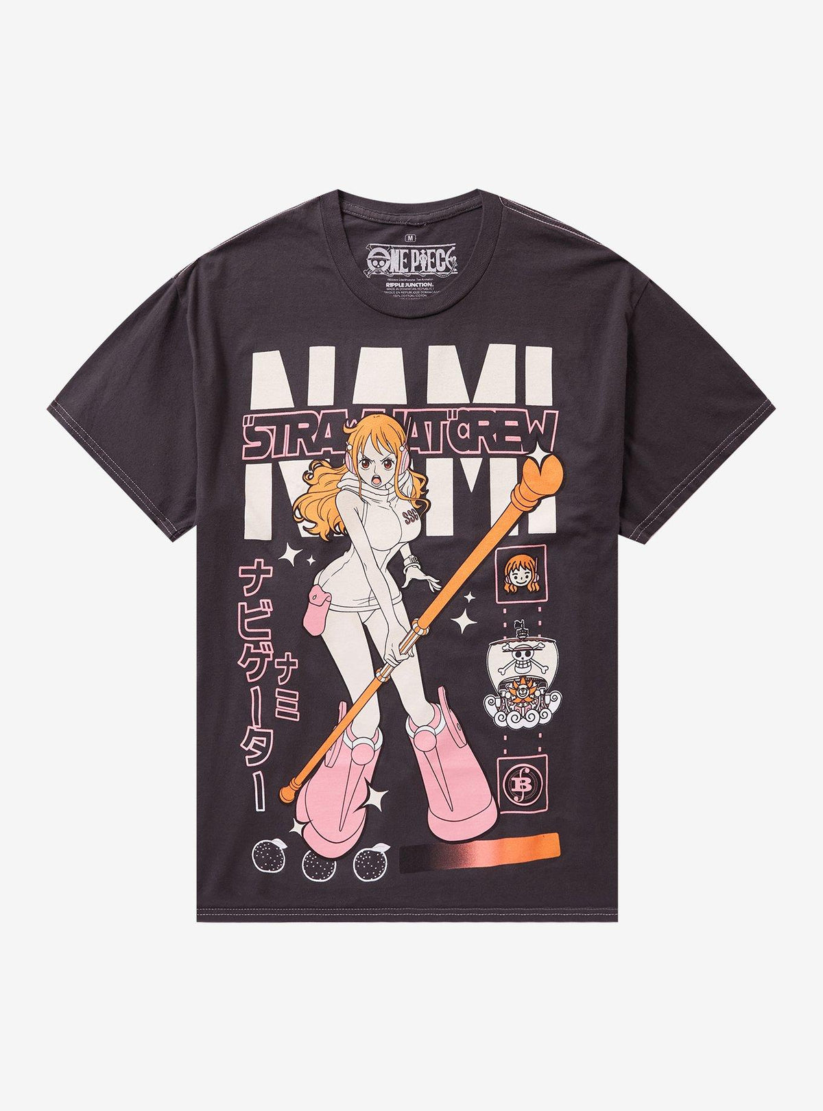 pirate anime Nami Egghead Island T-Shirt