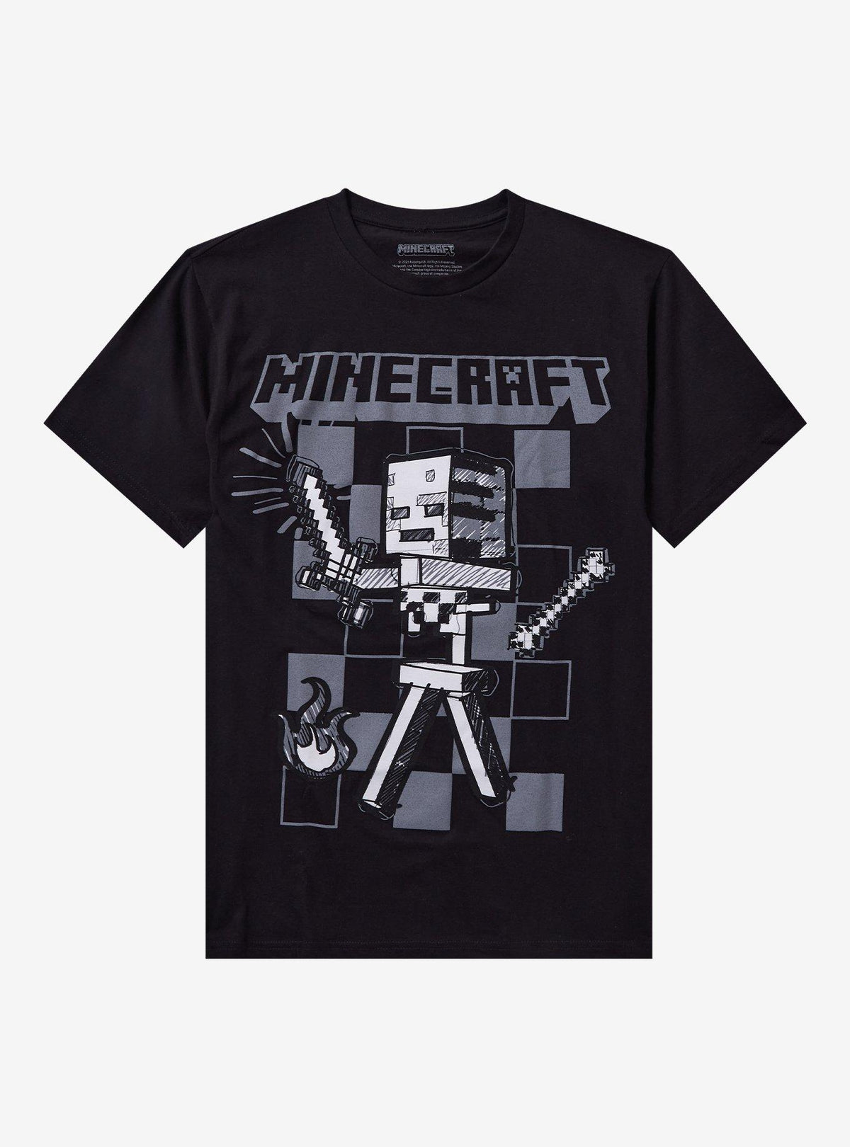 block building gamer Skeleton Tonal T-Shirt 2