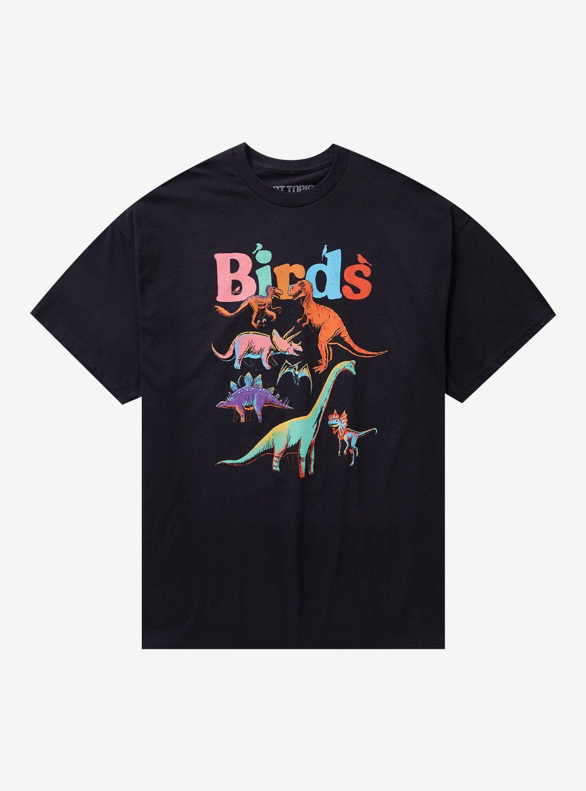 Birds Dinosaur Chart T-Shirt By PPMid