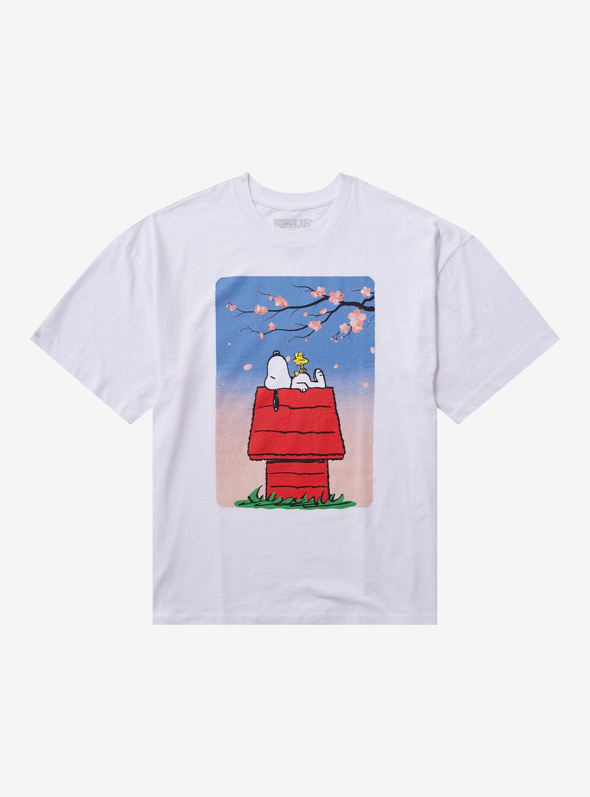 Peanuts Snoopy Cherry Blossom Dog House Girls T-Shirt